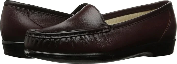 Simplify 1550-153 Loafer Womens 5 Antique Wine Leather Comfort Shoes KHD2321