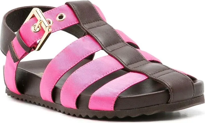 Simpson strap-design flat sandals - Image 2