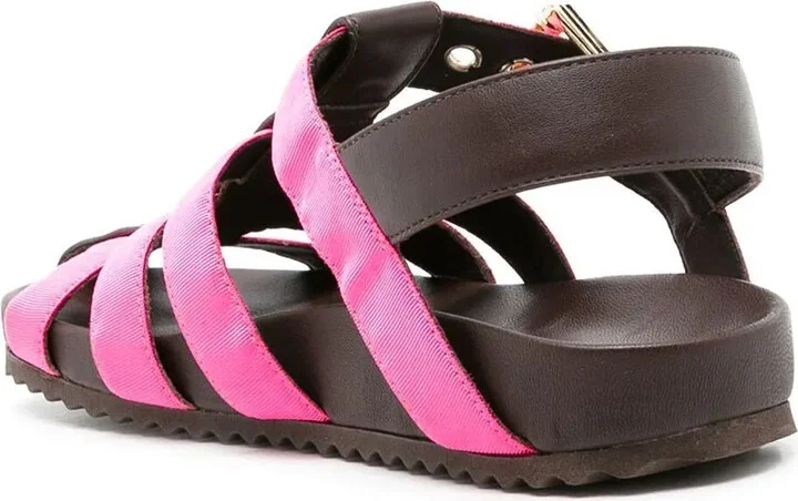 Simpson strap-design flat sandals - Image 3