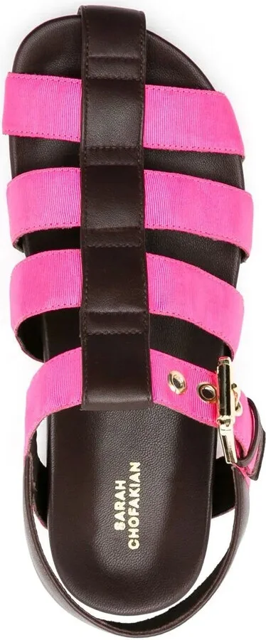 Simpson strap-design flat sandals - Image 4