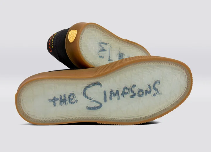 Simpsons NAIOCA Black Suede Bart Skateboard Sneaker Men - Image 5