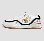 Simpsons UBA White Leather Bart Skateboard Sneaker Men - Image 9