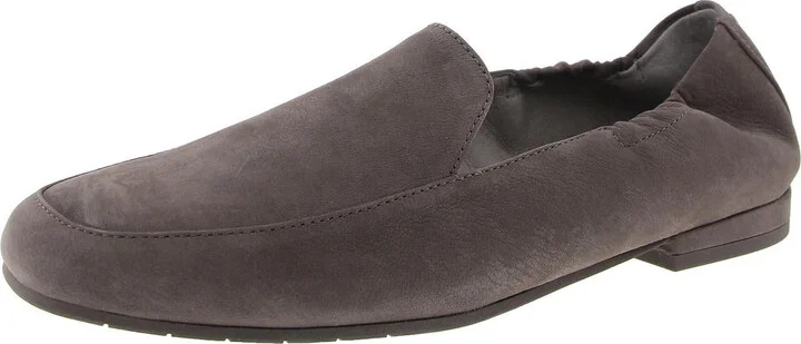 SIMTN Womens Block Heel Faux Suede Flat Shoes
