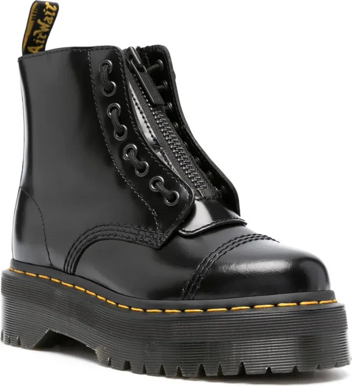 Sinclair zip-up leather boots - Image 2
