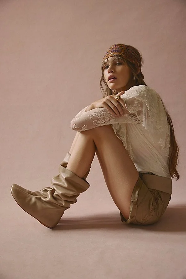 Single Sole Slouch Boots