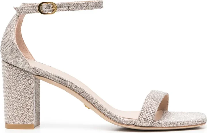 Single Strap 85mm Leather Sandals