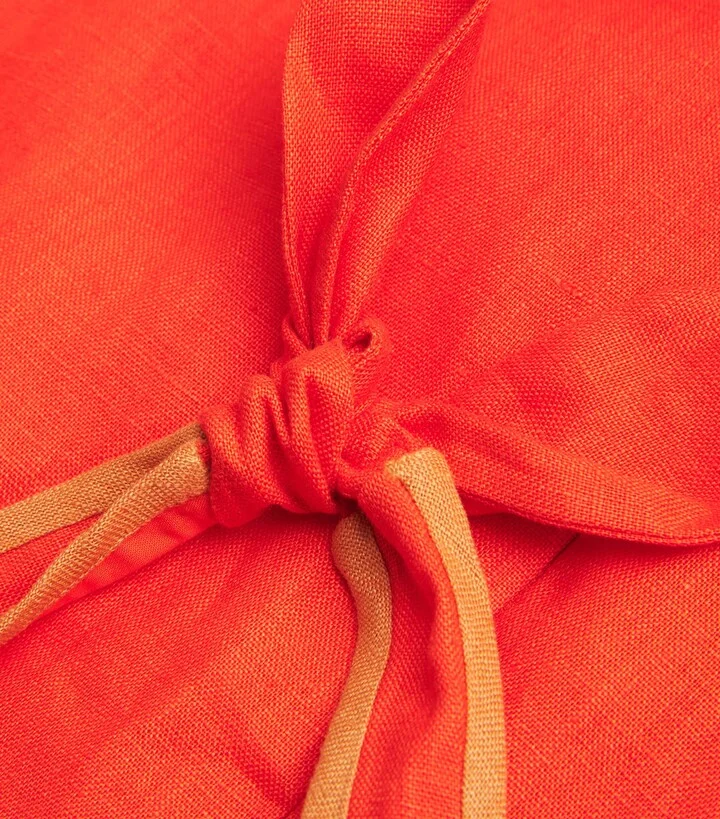 SIR. Linen Panettone Midi Dress - Image 5