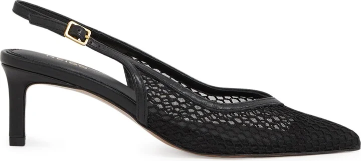 Sirena Pointed Toe Kitten Heel Slingback Pump - Image 3