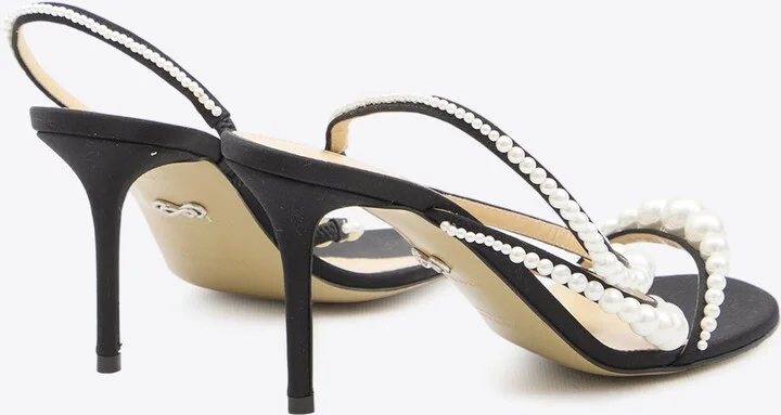 Sirene 85 Pearl Embellished Sandals - Image 2