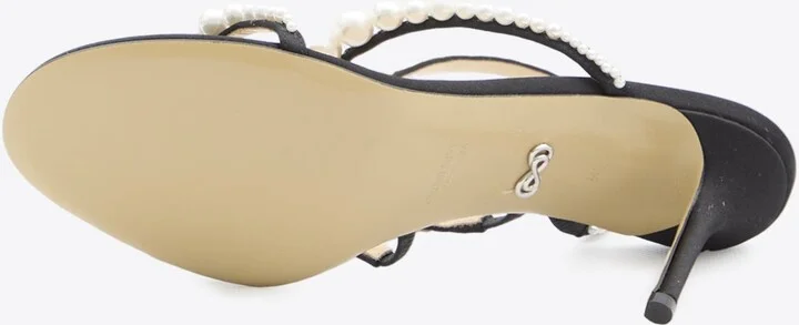 Sirene 85 Pearl Embellished Sandals - Image 3