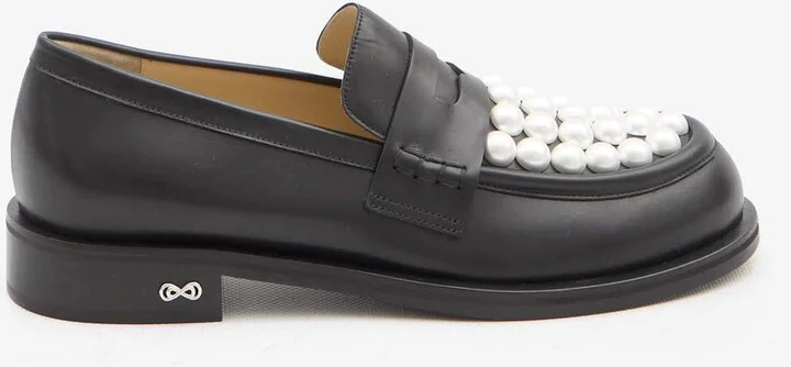 Sirene Pearl Embellished Loafers