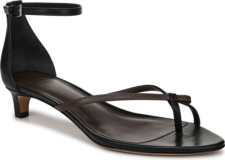 Siri Ankle Strap Kitten Heel Sandal