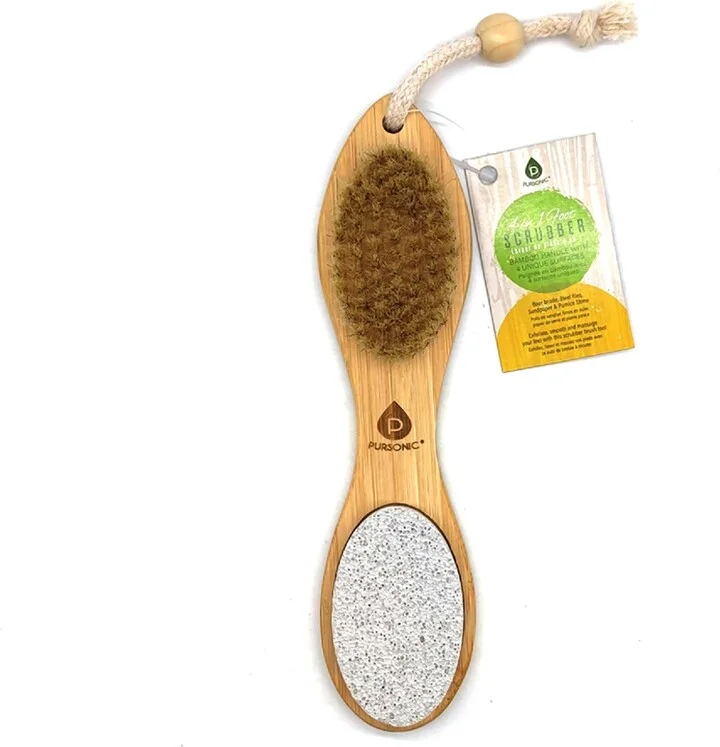 Sisal Hemp Bath Glove, Pack of 2, and 4-in-1 Foot Scrubber Bundle - Image 2