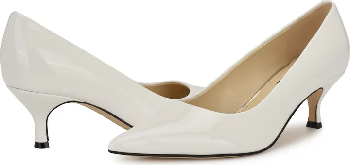 Sisko Pointed Toe Kitten Heel Pump - Image 6