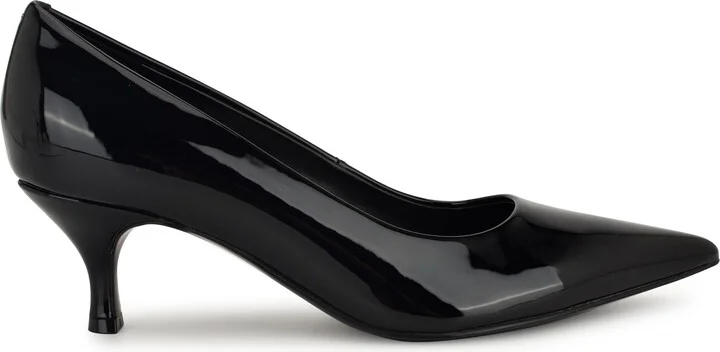 Sisko Pointed Toe Kitten Heel Pump - Image 2