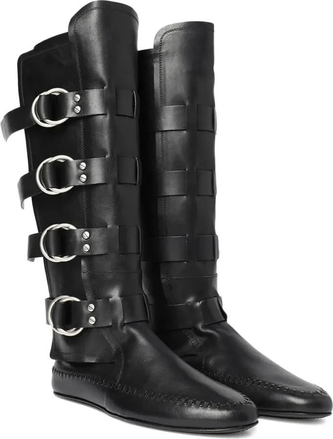 Siver biker boots - Image 2