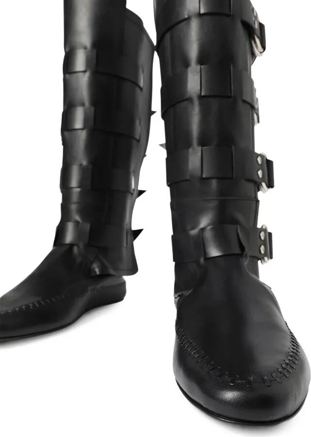 Siver biker boots - Image 5