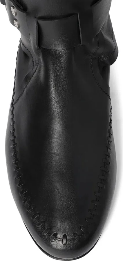 Siver biker knee-high boots - Image 4