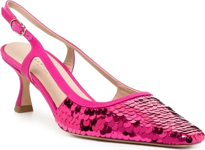 Siviglia sequinned slingback pumps - Image 2