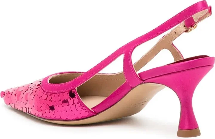 Siviglia sequinned slingback pumps - Image 3