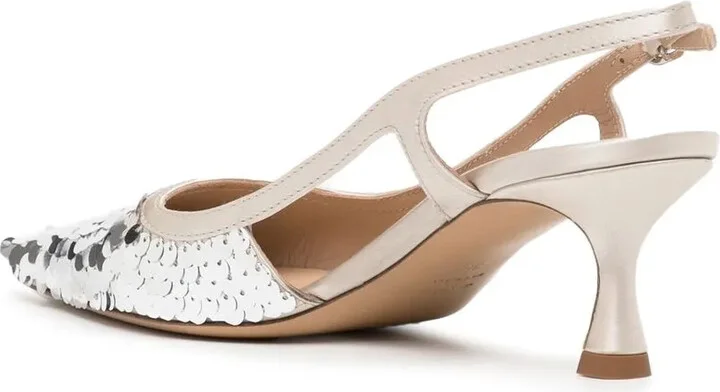 Siviglia sequinned slingback pumps - Image 3
