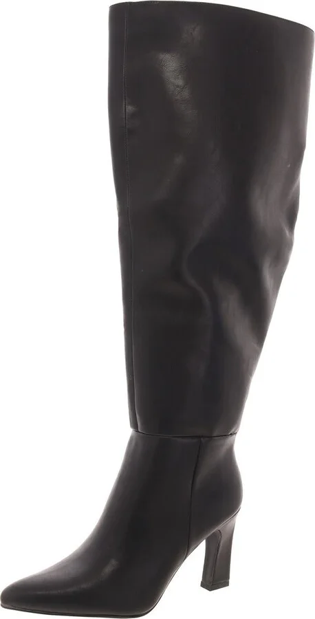 Sizzlee Womens Pull On Stiletto Over-The-Knee Boots