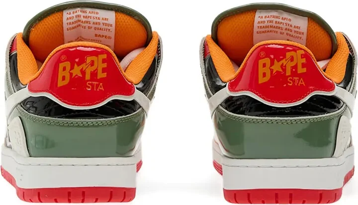 Sk8 #1 star-patch patent-leather sneakers - Image 3