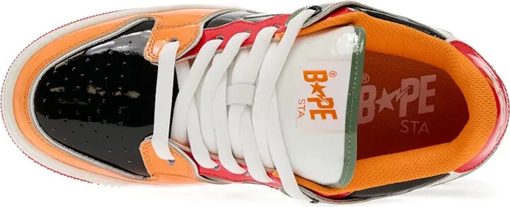 Sk8 #1 star-patch patent-leather sneakers - Image 4
