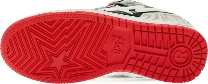 Sk8 #1 star-patch patent-leather sneakers - Image 5