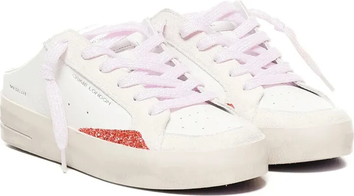 SK8 Deluxe glitter-detail backless sneakers - Image 2