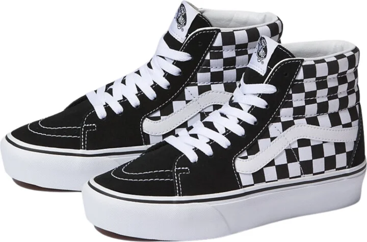 SK8-Hi Platform 2.0 VA3TKNQXH Sneakers Women's Black White Checkerboard