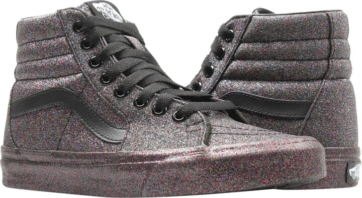 Sk8-Hi Rainbow Glitter Black/Black Classic Hi Top Sneakers VN0A38GEUKN