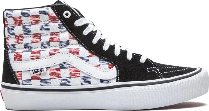 Sk8-Hi "Sketched Checkerboard" sneakers