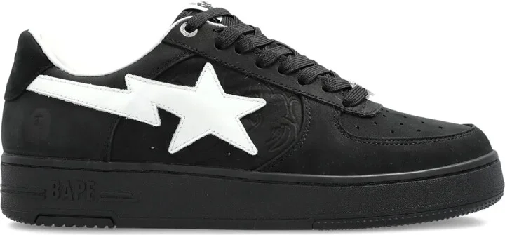 Sk8 Sta star-embellished leather sneakers