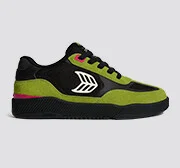 Skategoat C25 PRO Lime Green Suede Black Mesh Ivory Logo Pink Sneaker Men - Image 8
