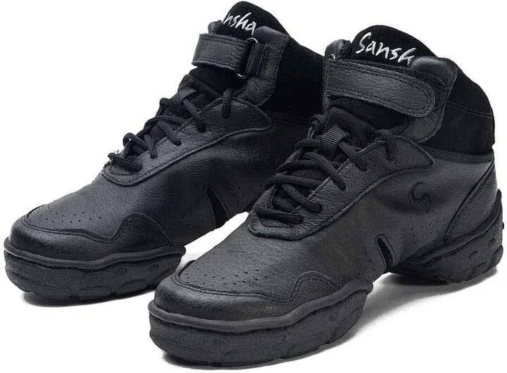 Skazz by Sansha Women's Dance Studio Exercise Sneakers Leather TPR Split-Sole Boomerang (US 19 / Skazz 20 M)