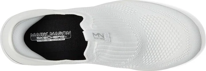 SKECHERS A-Wedge - Crecent Hands Free Slip-In Women's Shoes White : 9 B - Medium - Image 2