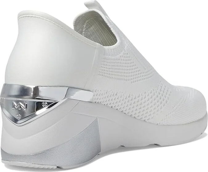 SKECHERS A-Wedge - Crecent Hands Free Slip-In Women's Shoes White : 9 B - Medium - Image 4