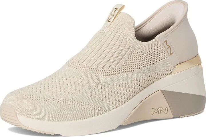 SKECHERS A Wedge - Crecent Hands-Free Slip-Ins Women's Shoes Taupe : 7.5 B - Medium, Synthetic - Image 5