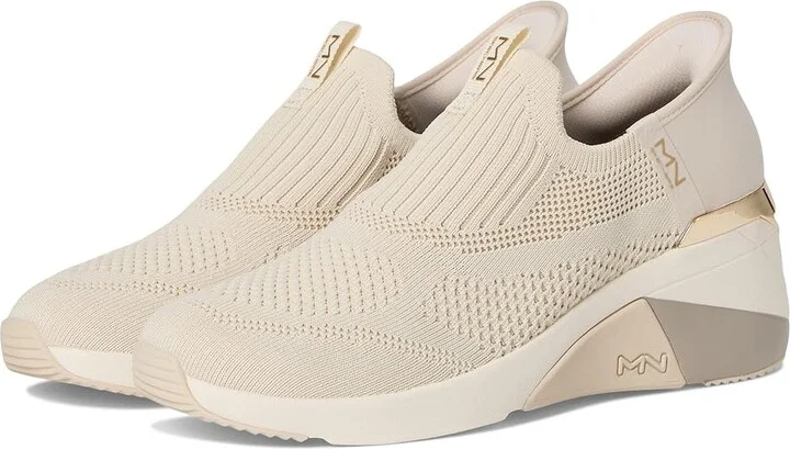 SKECHERS A Wedge - Crecent Hands-Free Slip-Ins Women's Shoes Taupe : 7.5 B - Medium, Synthetic