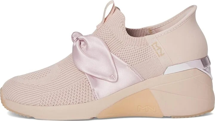 SKECHERS A Wedge - Enzie Hands-Free Slip-Ins Women's Shoes Pink : 9 B - Medium, Canvas - Image 6