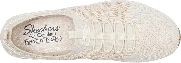 SKECHERS Active - Air Women's Shoes Off-White : 5 B - Medium, Synthetic/Textile - Image 2