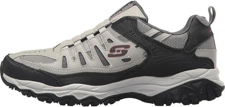 SKECHERS After Burn M. Fit Men's Shoes Gray/Black : 7 D - Medium, Leather/Nubuck/Synthetic - Image 7