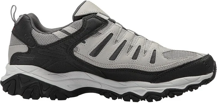 SKECHERS After Burn M. Fit Men's Shoes Gray/Black : 7 D - Medium, Leather/Nubuck/Synthetic - Image 8