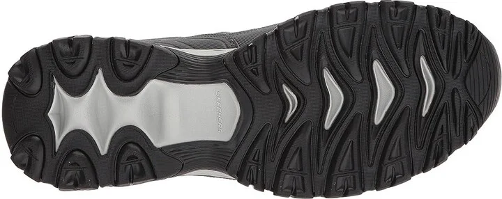 SKECHERS After Burn M. Fit Men's Shoes Navy/Gray : 7 D - Medium, Leather/Nubuck/Synthetic - Image 4