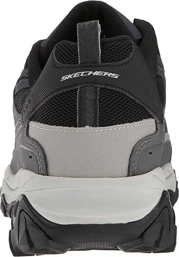 SKECHERS After Burn M. Fit Men's Shoes Navy/Gray : 7 D - Medium, Leather/Nubuck/Synthetic - Image 5