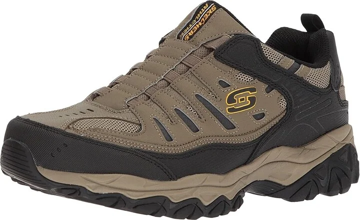 SKECHERS After Burn M. Fit Men's Shoes Pebble : 7 D - Medium, Leather/Nubuck/Synthetic - Image 2
