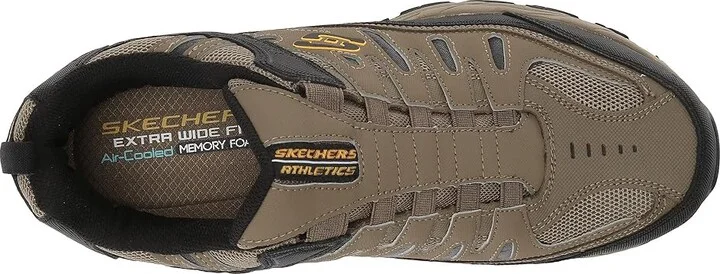SKECHERS After Burn M. Fit Men's Shoes Pebble : 7 D - Medium, Leather/Nubuck/Synthetic - Image 3