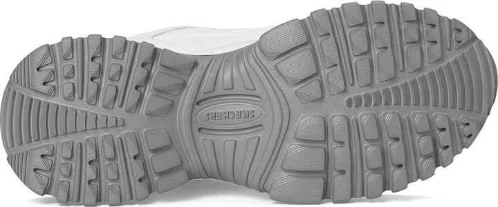 SKECHERS Afterburn E'Lite Grill Corporal Hands Free Slip-In Men's Shoes White/Gray : 8.5 D - Medium, Leather - Image 3