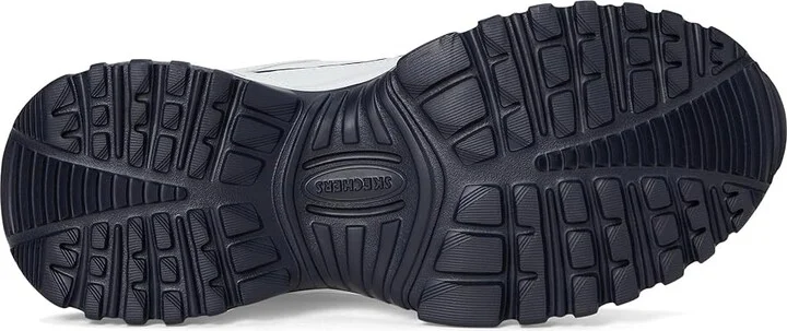 SKECHERS Afterburn E'Lite Grill Corporal Hands Free Slip-In Men's Shoes White/Navy : 8 D - Medium, Leather - Image 3
